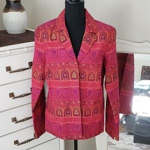 Mirasol pink and gold blazer